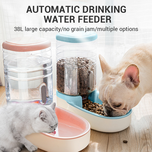 Dog Automatic Pet Feeder Cat Water Dispenser Dog Bowl Cat Bowl Water Feeding Bowl Cat Bowl