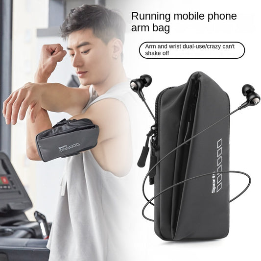 Running Arm Bag for Men and Women Outdoor Sports Arm Cover Fitness Equipment Universal Mobile Phone Cover Wrist Bag Sweatproof