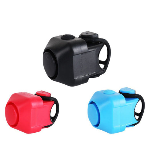 Seat tube taillight installation bicycle bell mountain bike electric horn dead fly highway folding bicycle electric horn color bell