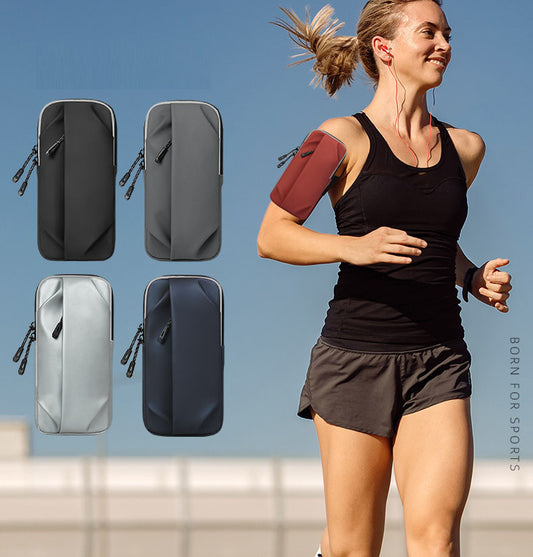 Running mobile phone arm bag for men and women, single shoulder diagonal cross bag, wrist bag, fitness sports travel equipment,