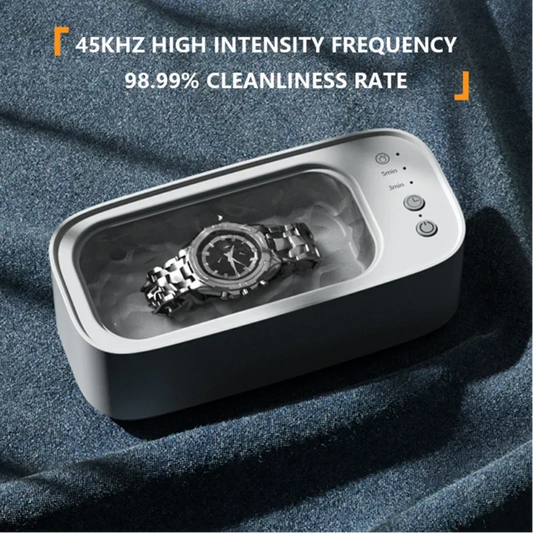 Xiaomi Ultrasonic Glasses Cleaning 45khz Ultrasound Jewelry Cleaner Machine High Frequency Ultrasonic Clean Timing For Jewelry