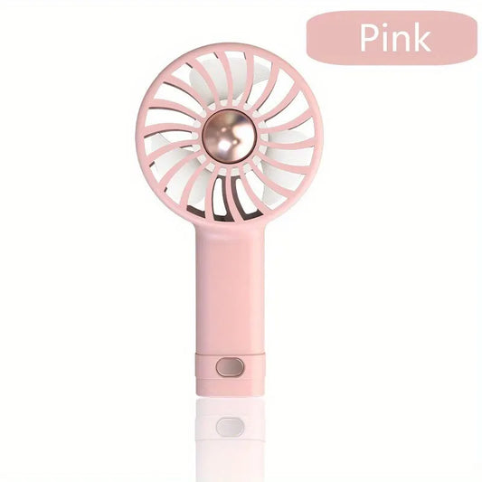Handheld Mini Fan Cool Aromatherapy Small Fan Built in Aromatherapy USB Charging Silent Small Fan Large Wind Power Small Fan