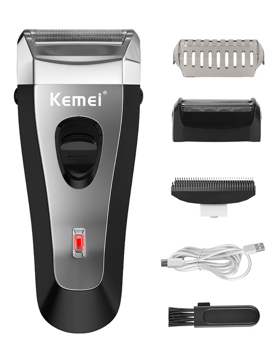 Kemei KM-9038 Foil Professional Electric Shaver Portable Razor Rechargeable Beard Trimmer USB Hair Shaving Machine for Men