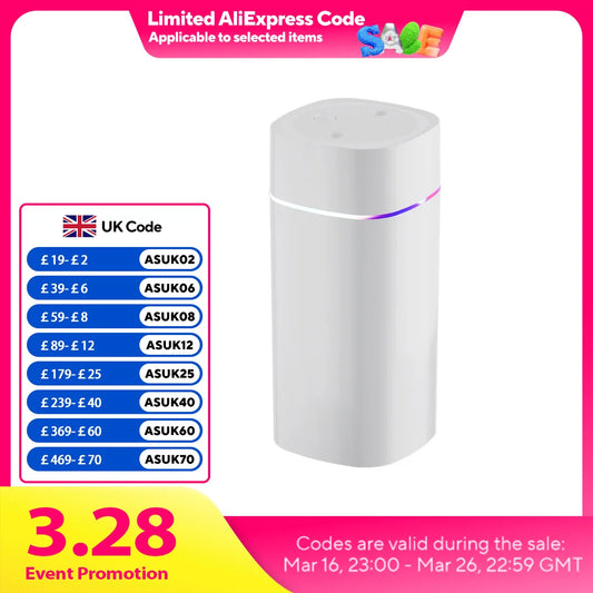 Small Usb Dual Spray Humidifier Household Mute Large Fog Volume Desktop Car Carrying