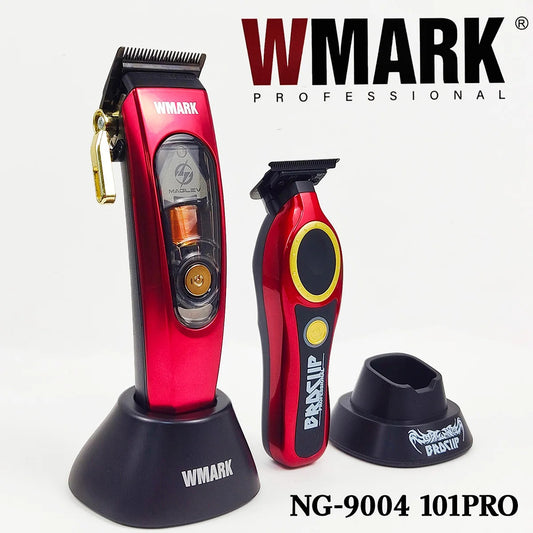 Professional 10000RPM WMARK NG-9004 BRDCLIP 101PRO Hair Clipper DLC Blade High Motor Salon Electric Hair Trimmer  for Man Barber