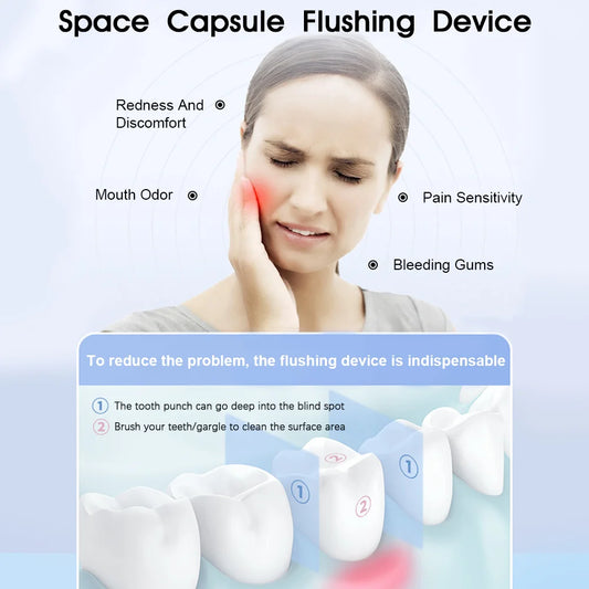 Xiaomi Youpin Portable Oral Irrigator Professional Dental Irrigator Teeth Water Flosser Cleaner waterpulse 230ML Water Jet Floss