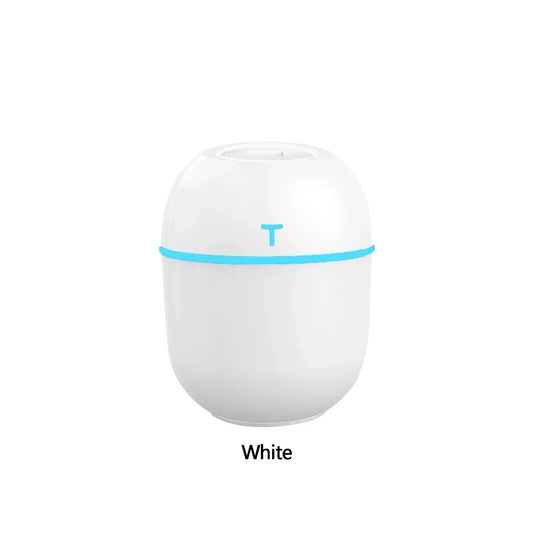 220ml Air Humidifier Mini Ultrasonic USB Essential Oil Diffuser Car Purifier Aroma Anion Mist Maker for Home Car LED Night Lamp