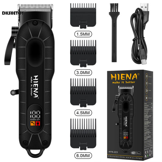 HIENA HYN-223 Hair clipper for men Salon Hairdressing Trimmer  Blade Rechargeable Clippers for Haircut Beard Shaver Barbershop