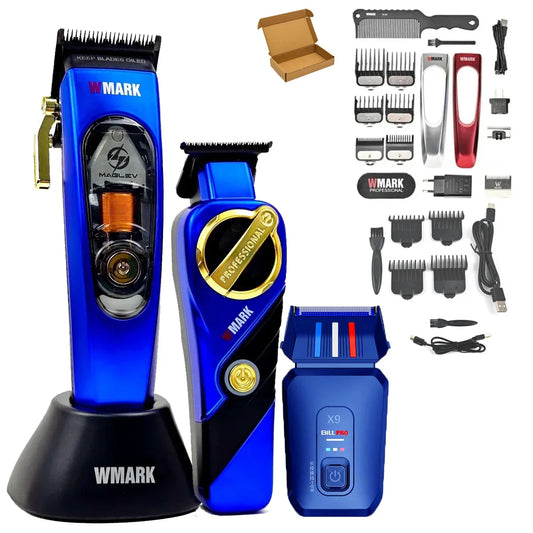 Professional 10000RPM WMARK NG-9004 BRDCLIP 101PRO Hair Clipper DLC Blade High Motor Salon Electric Hair Trimmer  for Man Barber
