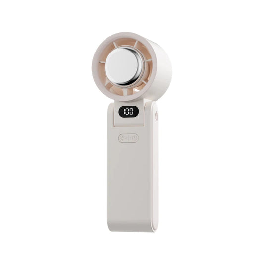 Portable Mini Handheld Fan Foldable USB Rechargeable Fan Hand held Cooling Turbo Fan Small Hanging Neck Fan for Camping Travel