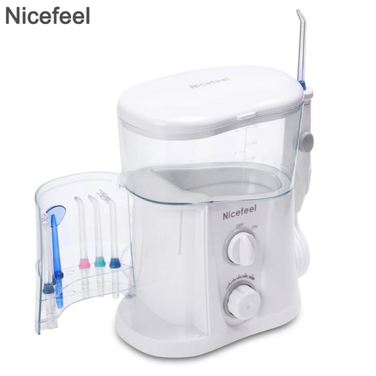 1000ml Electric Oral Irrigator Dental Powder Oral Cleaning Agent Oral Care Dental Powder SPA Ultraviolet Disinfection 7 Nozzles