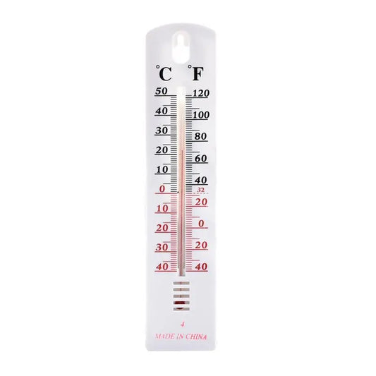 Wall Hang Accurate White Plastic Thermometer Durable Greenhouse Office Room Thermometer Temp Meter Greenhouse