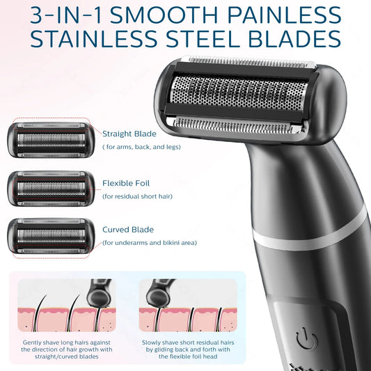 ENCHEN Electric Shaver Professional Wet and Dry Use Razor Hair Trimmer Portable Foil Shaver Reciprocating Shaving Machine Man A1