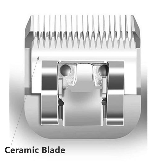 (size 5FC) Pet Dog Grooming Detachable Ceramic Blade Compatible with Andis,Oster A5,Wahl KM Series Animals Clippers, 6.3mm/1/4”