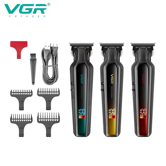 VGR Hair Trimmer Professional Hair Clipper Rechargeable Clipper Adjustable Hair Cutting Machine Electric Clipper for Men V-930