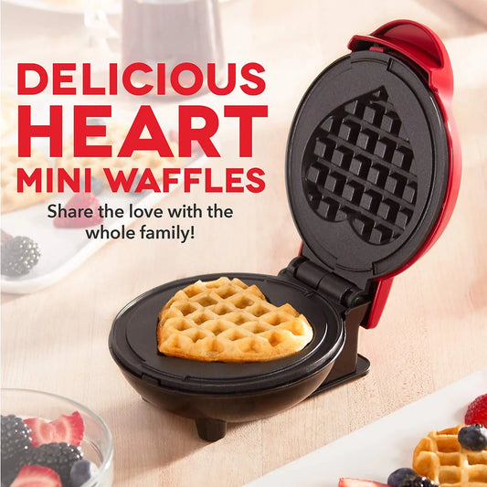 110V 220V Home Heart Waffle Maker Mini Breakfast Bread Baking Machine Non-stick Cake Machine