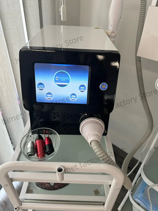 Picosecond nd yag laser 1064+532+755+1320 Beauty pico tattoo remvoal q switched machine