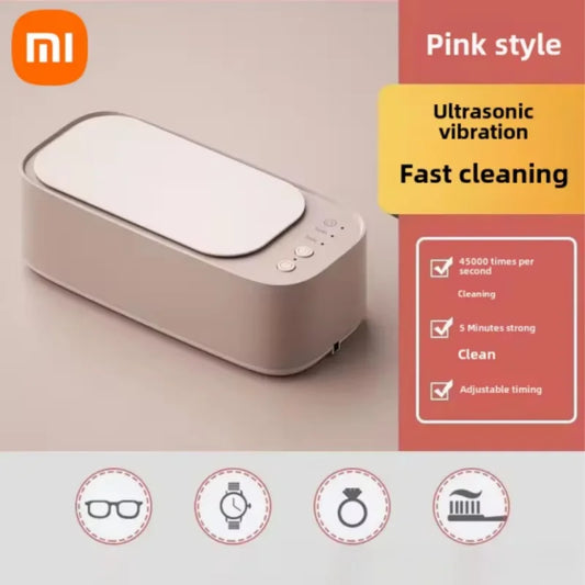 Xiaomi Ultrasonic Glasses Cleaning 45khz Ultrasound Jewelry Cleaner Machine High Frequency Ultrasonic Clean Timing For Jewelry