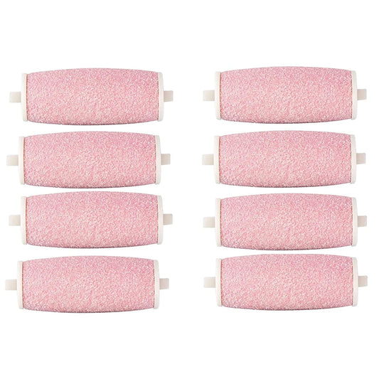 8 Pcs Replacements Roller Heads For Pro Pedicure Foot Care Tool Scholls Feet Electronic Foot File Rollers Skin Remover
