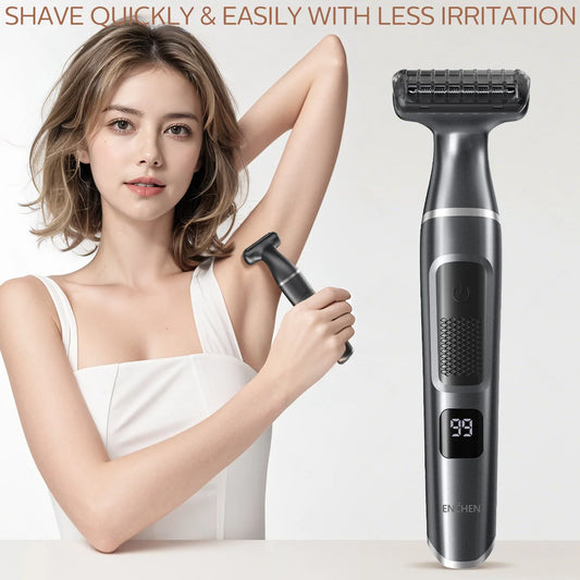 ENCHEN Electric Shaver Professional Wet and Dry Use Razor Hair Trimmer Portable Foil Shaver Reciprocating Shaving Machine Man A1