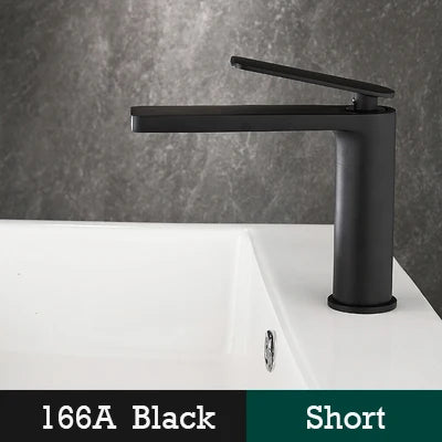 Bathroom white/Gary Bronze Solid Brass Luxury Basin Sink Tall Faucet Single Handle Water Mixer Bath Tap High And Short Style