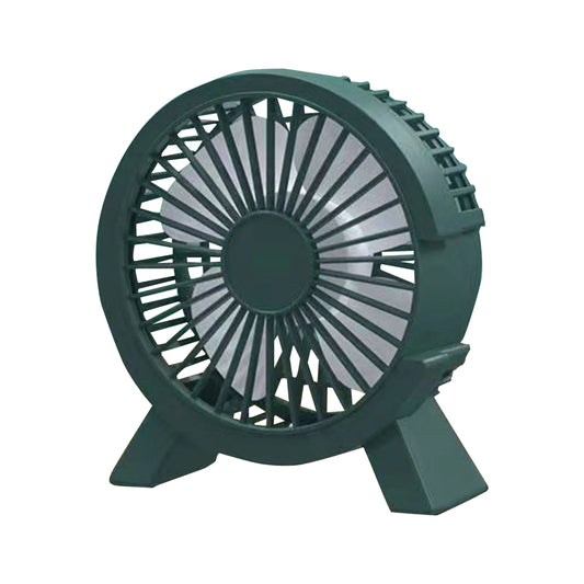 Portable Cooling Table Fan Rechargeable Camping Travel Fan for Office School Class Meeting