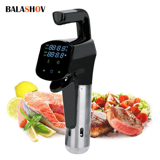 1100W Vacuum Sous Vide Cooker LCD Touch Digital Display Immersion Circulator Accurate Cooking Waterproof Smart Slow Cooker