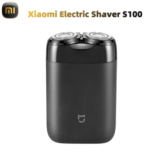 XIAOMI MIJIA S100 Electric Shaver Twin Blade Portable Dry Wet Razor Beard Trimmer Cutter USB Rechargeable For Men Razors Machine