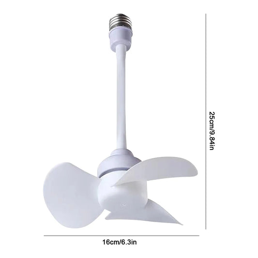 Modern LED Ceiling Fan E27 Base/USB Chandelier Ceiling Fan Hose Extender Small Ceiling Fan Light for Bedroom Living Room Cooler