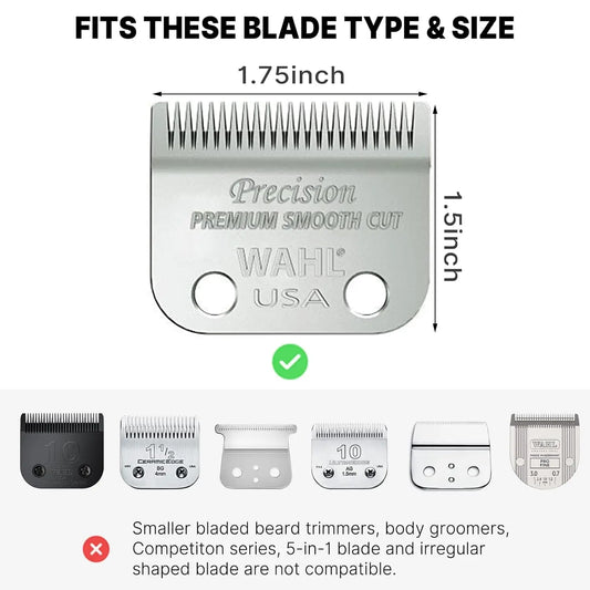 10 pack ，Professional Hair Clipper Guard Combs Compatible with most Wahl Hair Clippers