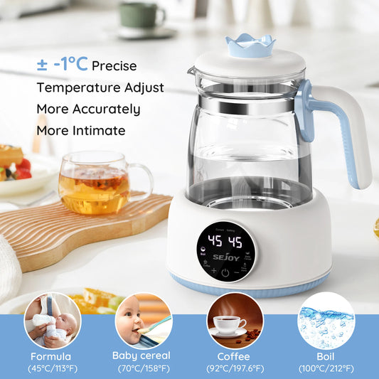 220v/110v  Infant Thermostatic Milk Regulator 800W Electric Baby Formula Kettle Automatic Warmer Feeding Bottle