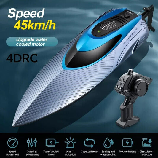 4DRC S3 45km-h Remote Control Boat Kids Toy WATER-COOLED High Speed RC