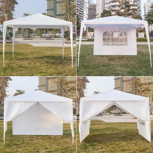 3X3M Four Sides Portable Home Party Use Waterproof Tent With Spiral Tubes Indoor
