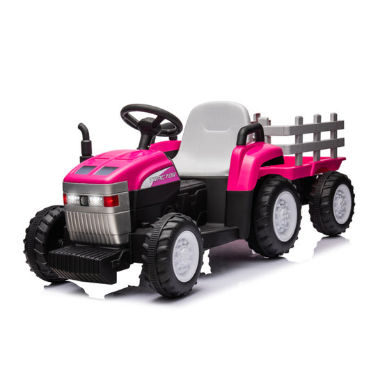 12V7AH Battery Powered Toy Tractor With Trailer