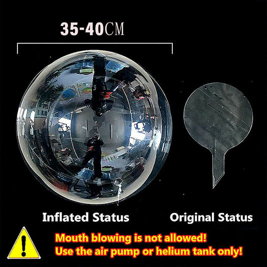 10PCS LED Light Up Balloons Clear Balloons Helium Bubble Glow Balloons With String Lights For Birthday Wedding Party Decorations
