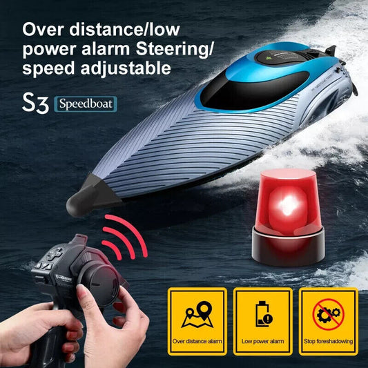 4DRC S3 45km-h Remote Control Boat Kids Toy WATER-COOLED High Speed RC