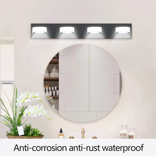 LED Modern Black 4 Light Vanity Light Fixture Mirror Bathroom Wall Light Unavailable Platforms