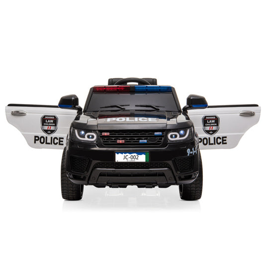 JC002 Police Car Dual Drive 30Wx2 Battery 12V 7AHx1 With Remote Control With Microphone