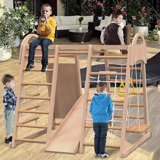 Indoor Playground 7-in-1 Jungle Gym Toy Set